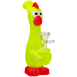6.5" Silicone Rubber Chicken Bong - Image 2