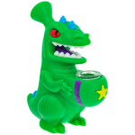 6" Color Reptar Silicone Rig - Image 2