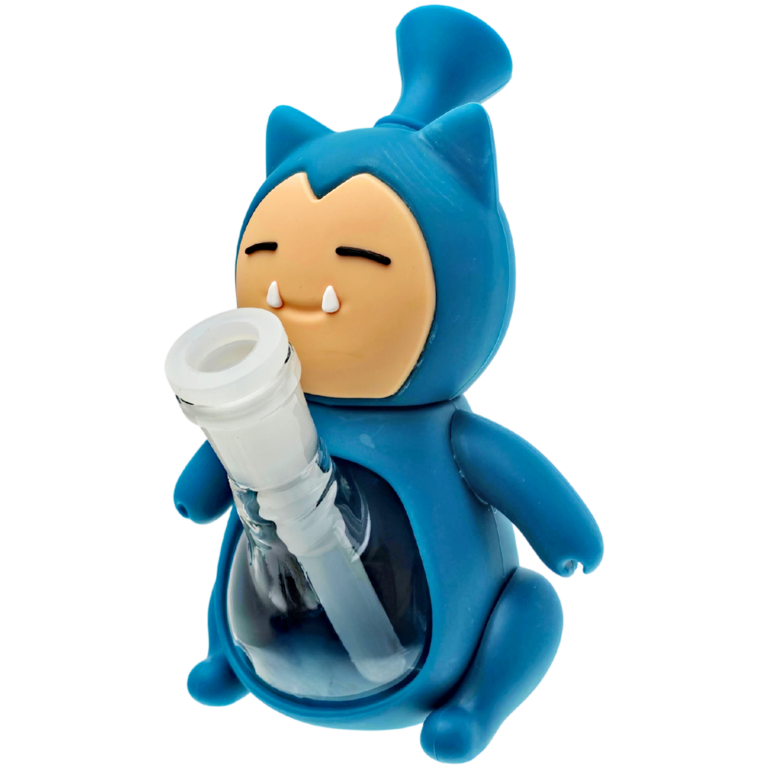 SWP1325 BONG 6" Silicone Snorlax Glass Guts Bong - Image 1