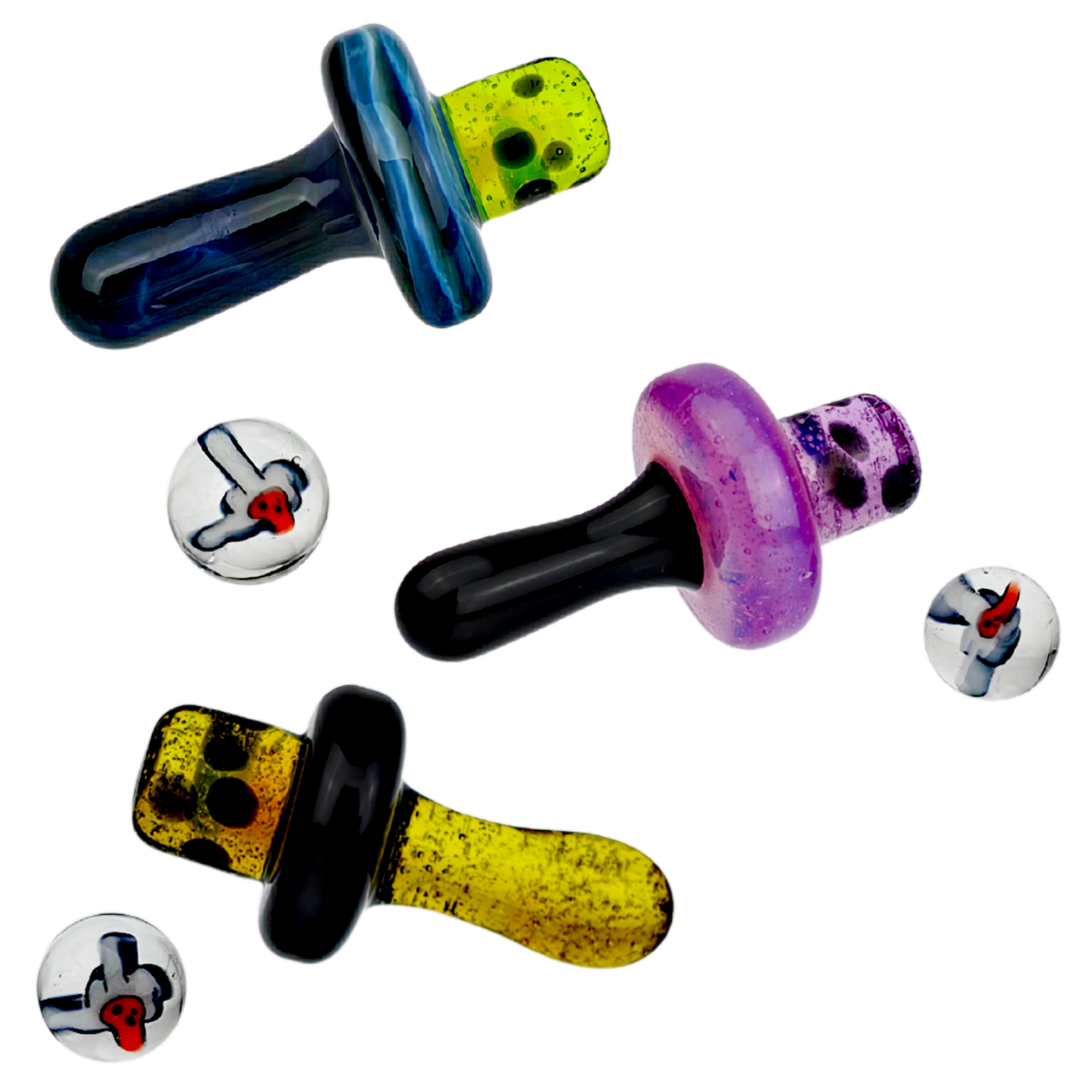 WYN HEADY #35 display Rude Boy Terp Pearl & Cap Set - Image 1