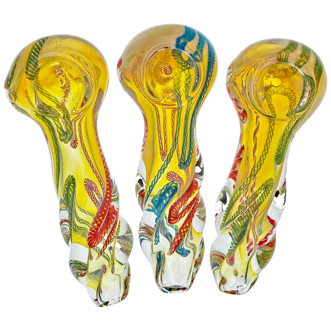 CC HP-445 WEED PIPES 4.5" Fume Cane Twisted Pipe - Image 1