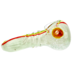 4" Color Frit Rasta Spiral Hand Pipe - Image 5