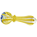 4" Fume Color Flower Maria Hand Pipe - Image 2