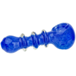 4" Frit Triple Maria Body Hand Pipe - Image 6