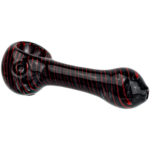 4" Two-Tone Color Swirl Hand Pipe - Image 4
