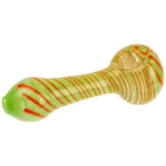 4" Two-Tone Color Swirl Hand Pipe - Image 3