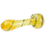 4" Frit Twisted Cane Swirl Pipe - Image 3